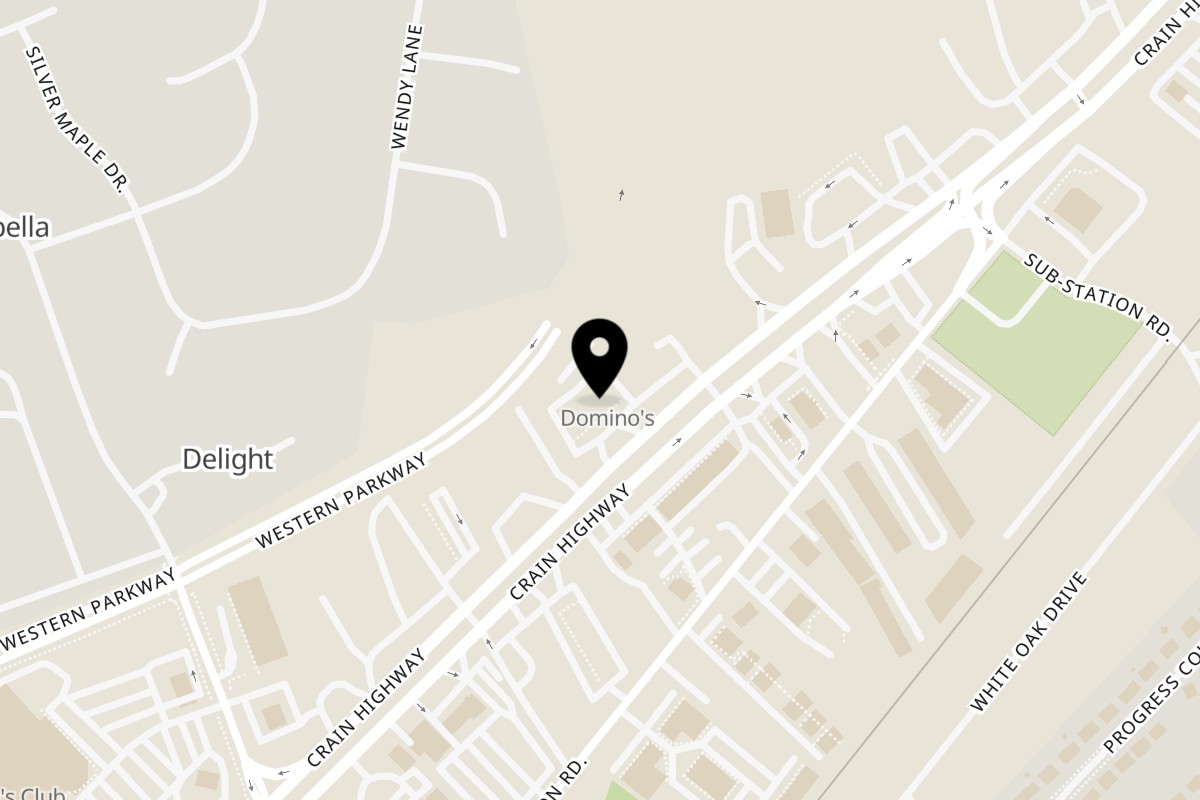 Map showing the location of Maman Joon Kitchen on 2215 Crain Hwy in Waldorf
